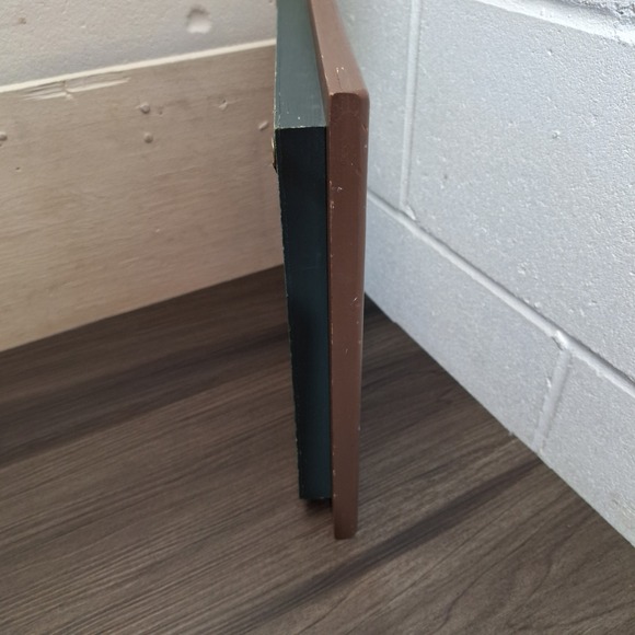 Nautical 3D Sailboat Shadow Box Wall Art Brown Wood Frame Blue White Ship 16x13 - Picture 6 of 8